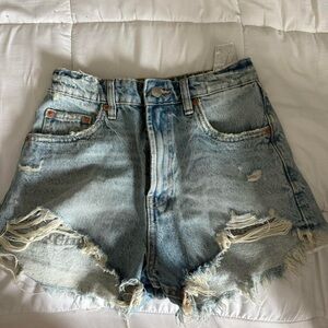 Zara Blue Denim Shorts